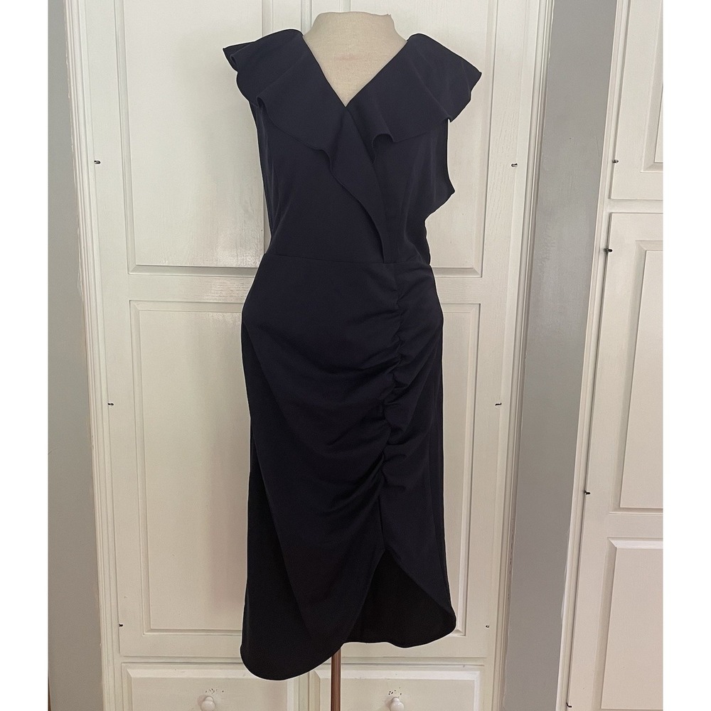 Jasambac Dress Women's 2XL Navy Blue‎ NWT